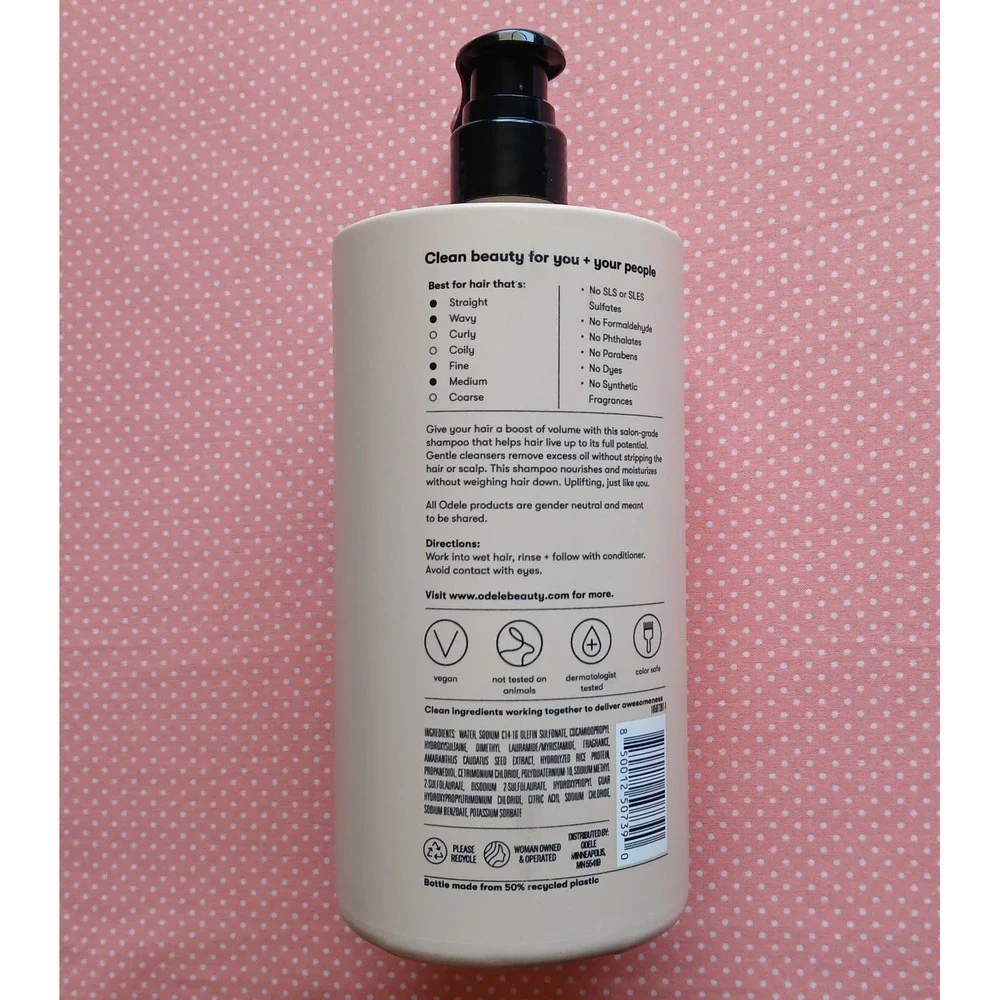 NEW Odele Volumizing Shampoo Bulk Sulfate-Free Natural Fragrance 32 fl oz